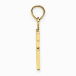 10K / 14K Yellow Gold Number 16 Pendant - Product Photo