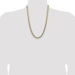 14k 7.2mm Lightweight PavÃ© Flat Cuban Chain - Product Photo