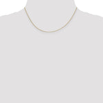 14k .5mm Box with Spring Ring Clasp Chain - Product Photo