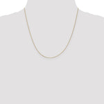 14k .5mm Box with Spring Ring Clasp Chain - Product Photo
