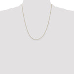 14k .5mm Box with Spring Ring Clasp Chain - Product Photo