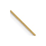 14k .5mm Box with Spring Ring Clasp Chain - Product Photo