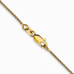14K Yellow Gold 1.05mm Spiga with Lobster Clasp Chain Necklace 14"-30" - Product Photo