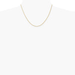 14K Yellow Gold 1.05mm Spiga with Lobster Clasp Chain Necklace 14"-30" - Product Photo