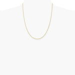 14K Yellow Gold 1.05mm Spiga with Lobster Clasp Chain Necklace 14"-30" - Product Photo