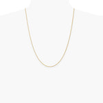14K Yellow Gold 1.05mm Spiga with Lobster Clasp Chain Necklace 14"-30" - Product Photo