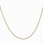 14K Yellow Gold .85mm Spiga Chain Necklace 14"-30" - Product Photo