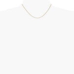 14K Yellow Gold .85mm Spiga Chain Necklace 14"-30" - Product Photo