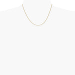 14K Yellow Gold .85mm Spiga Chain Necklace 14"-30" - Product Photo