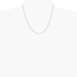 14K Yellow Gold .85mm Spiga Chain Necklace 14"-30" - Product Photo