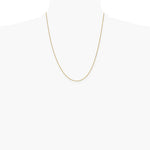 14K Yellow Gold .85mm Spiga Chain Necklace 14"-30" - Product Photo