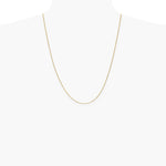 14K Yellow Gold .85mm Spiga Chain Necklace 14"-30" - Product Photo