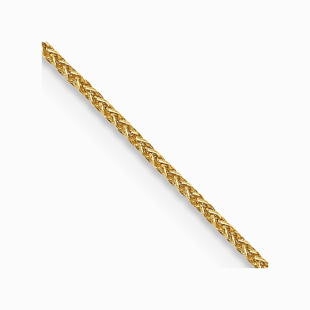 14K Yellow Gold .85mm Spiga Chain Necklace 14"-30" - Product Photo