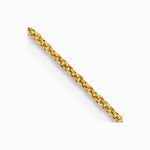 14K Yellow Gold 1.2mm Cable Chain Necklace 14"-24" - Product Photo