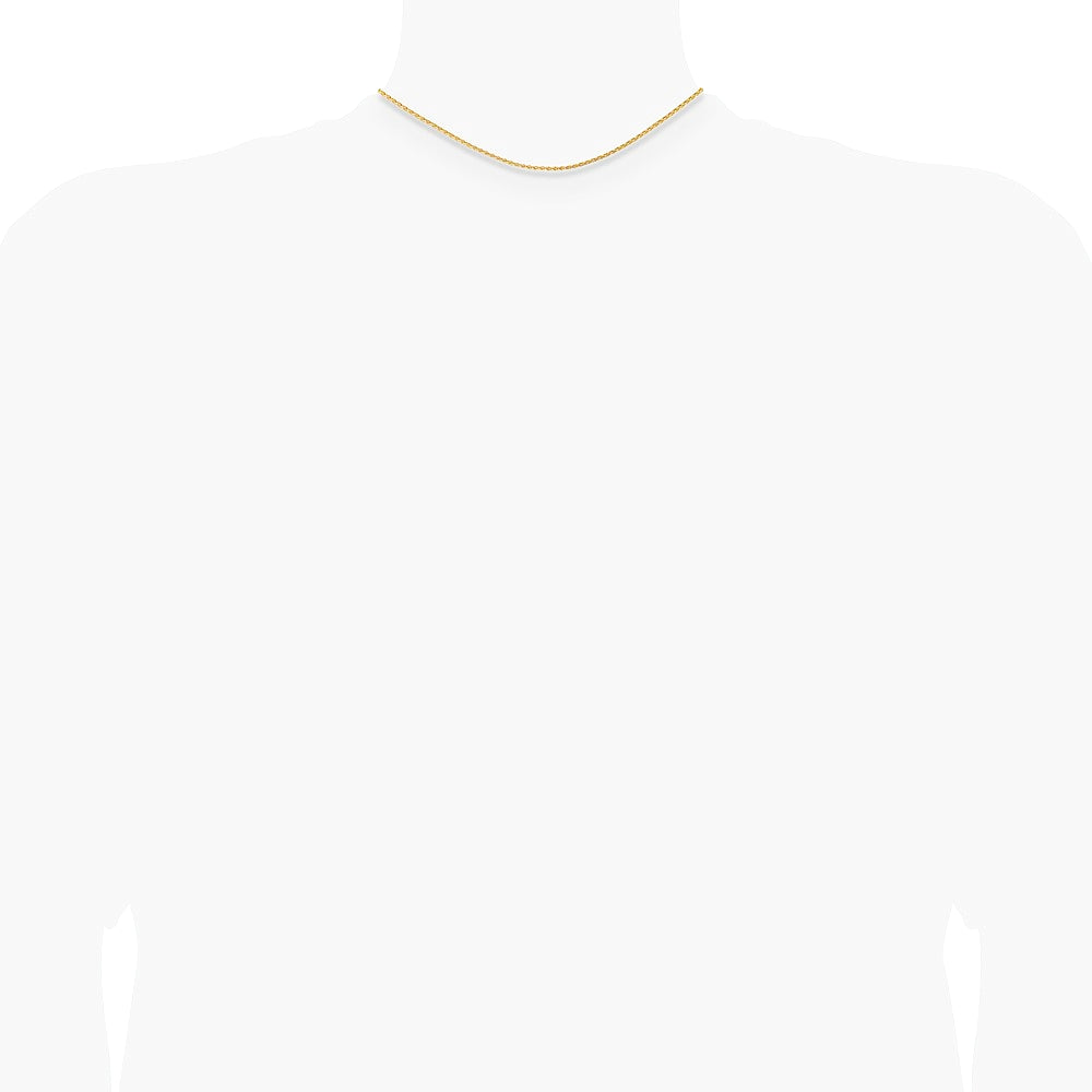 14K Yellow Gold 1.75 mm Parisian Wheat Chain Necklace 14"-30" - Product Photo