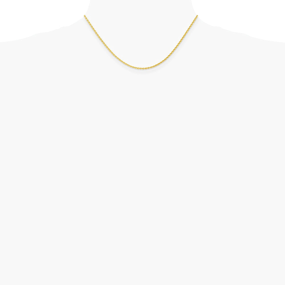 14K Yellow Gold 1.75 mm Parisian Wheat Chain Necklace 14"-30" - Product Photo