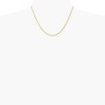 14K Yellow Gold 1.75 mm Parisian Wheat Chain Necklace 14"-30" - Product Photo