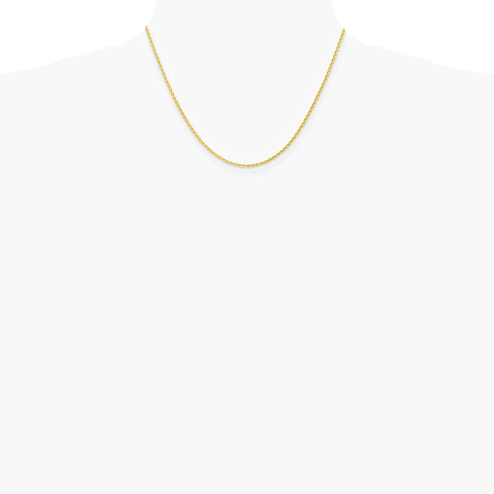 14K Yellow Gold 1.75 mm Parisian Wheat Chain Necklace 14"-30" - Product Photo