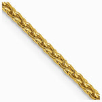 14K Yellow Gold 1.75 mm Parisian Wheat Chain Necklace 14"-30" - Product Photo