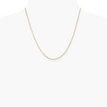 14K Yellow Gold 1.15mm Rolo Pendant Chain Necklace 16"-24" - Product Photo