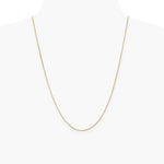 14K Yellow Gold 1.15mm Rolo Pendant Chain Necklace 16"-24" - Product Photo