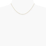 14K Yellow Gold .8mm Diamond-Cut Cable with Lobster Clasp Chain Necklace 14"-30" - Product Photo