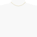 14K Yellow Gold 1.10mm Singapore Chain Necklace 14"-30" - Product Photo
