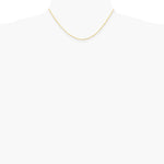 14K Yellow Gold 1.10mm Singapore Chain Necklace 14"-30" - Product Photo