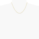14K Yellow Gold 1.10mm Singapore Chain Necklace 14"-30" - Product Photo