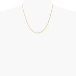 14K Yellow Gold 1.10mm Singapore Chain Necklace 14"-30" - Product Photo