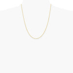 14K Yellow Gold 1.10mm Singapore Chain Necklace 14"-30" - Product Photo