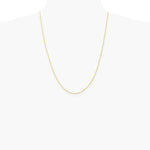 14K Yellow Gold 1.10mm Singapore Chain Necklace 14"-30" - Product Photo