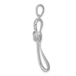 14K White Gold 1/5ct. Diamond Cross Pendant - Product Photo