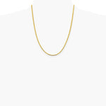 14K Tri-Color 2.75mm Tri-color Gold Pavé Valentino Chain Necklace 16"-26" - Product Photo