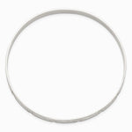 Sterling Silver 5mm Diamond Cut Slip-on Bangle - Product Photo