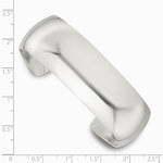 Sterling Silver Polished 20mm Domed Cuff Bangle - Product Photo