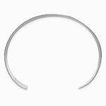 Sterling Silver Polished 40mm Flat Cuff Bangle - Product Photo