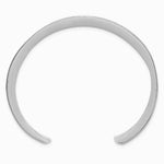 Sterling Silver Polished 20mm Concave Cuff Bangle - Product Photo