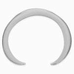 Sterling Silver Polished 40mm Concave Cuff Bangle - Product Photo