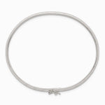 Sterling Silver Polished and Diamond-cut 6.0mm Flexible Bangle - Product Photo