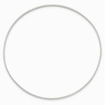 Sterling Silver 2.25mm Solid Polished Plain Slip-On Bangle Bracelet - Product Photo