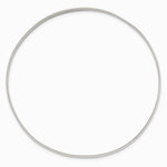 Sterling Silver 4mm Solid Polished Plain Slip-On Bangle Bracelet - Product Photo