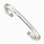 Sterling Silver 5mm Cuff Bangle - Product Photo