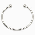 Sterling Silver Cuff Bangle Bracelet - Product Photo