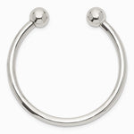 Sterling Silver Polished Baby Cuff Bangle Bracelet - Product Photo
