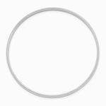 Sterling Silver RH-plated Polished 3mm Slip On Children's Bangle Bracelet - Product Photo