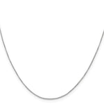 Sterling Silver .6mm Box Chain Necklace 14"-30" - Product Photo