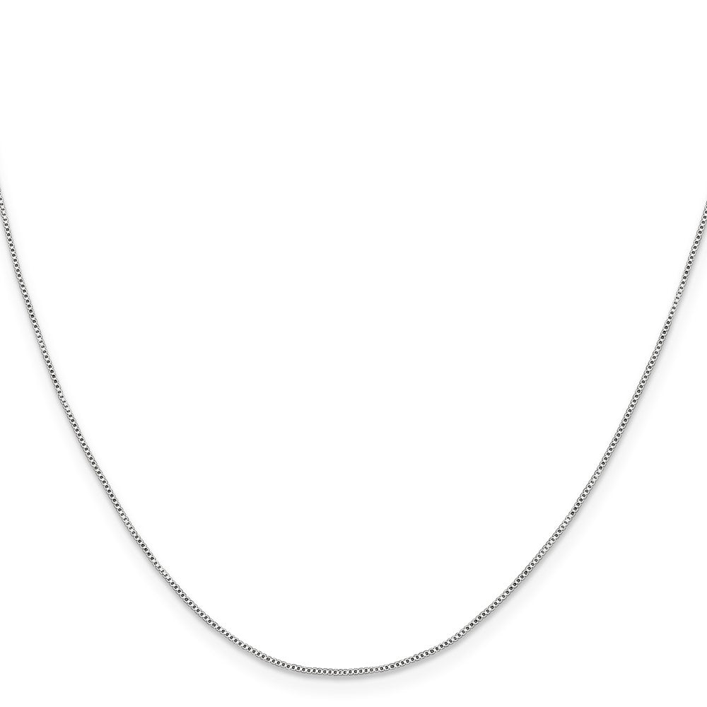 Sterling Silver .6mm Box Chain Necklace 14"-30" - Product Photo