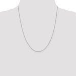 Sterling Silver .6mm Box Chain Necklace 14"-30" - Product Photo