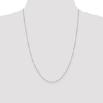 Sterling Silver .6mm Box Chain Necklace 14"-30" - Product Photo